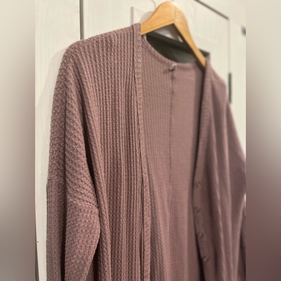 PinkBlush Waffle Cardigan | Size L - Picture 2 of 6